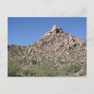 Azurblå himmel över Pinnacle Peak Vykort