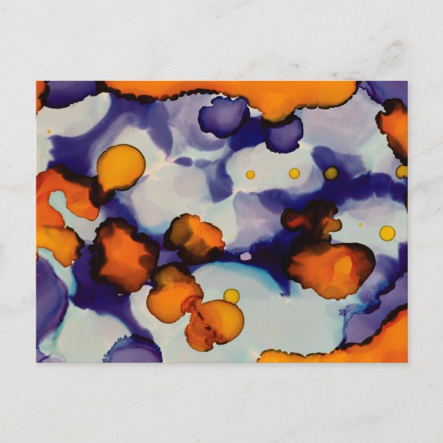 Azurblå Pumpor Vykort (Framsida)