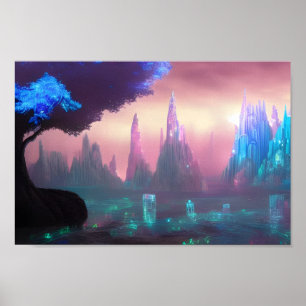 Azure Backe i Aerthian Poster