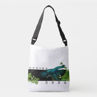 Azure Betta Fish Art Tote 2024 Axelväska