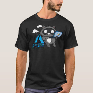Azure Bit Raccoon med Microsoft Yta Classic T Shirt