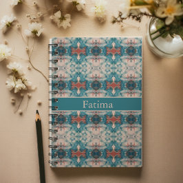 Azure Bloom, anpassningsbar Anteckningsbok