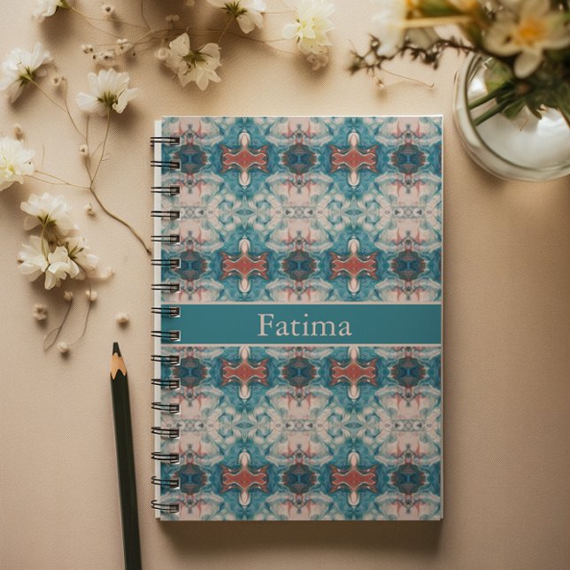 Azure Bloom, anpassningsbar Anteckningsbok (Skapare uppladdad)