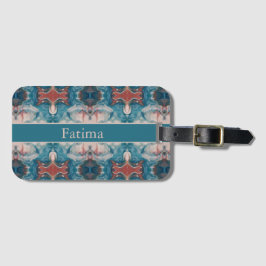 Azure Bloom, anpassningsbar Bagagebricka