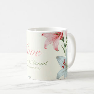 Azure Bloom Kaffemugg