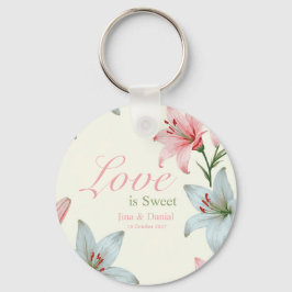 Azure Bloom Nyckelring