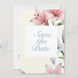 Azure Bloom V01 Inbjudningar