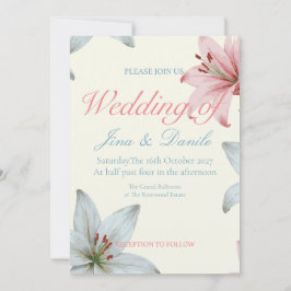 Azure Bloom V02 Inbjudningar