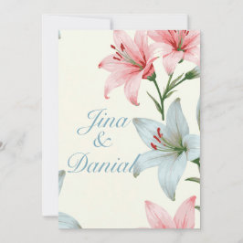 Azure Bloom V03 Inbjudningar