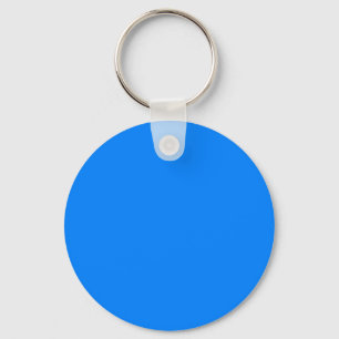 Azure Blue 0080FF-färg - alternativet att lägga ti Nyckelring