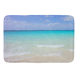 Azure Blue Caribbean Tropical Beach Badrumsmatta