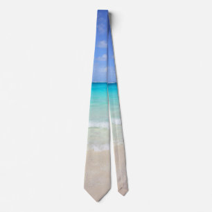Azure Blue Caribbean Tropical Beach Slips