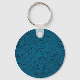 Azure Blue Kork look Wood Grain Nyckelring