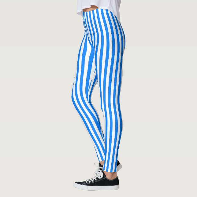 Azure Blue Rand Leggings (Vänster)
