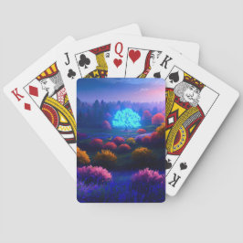 Azure Brilliance, Radiant Träd Embrace Casinokort