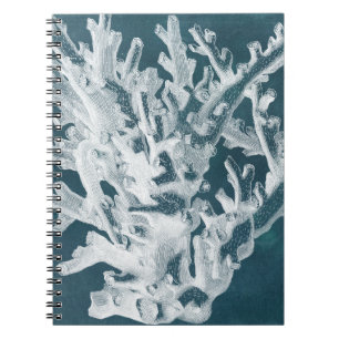Azure Coral I Anteckningsbok Med Spiral