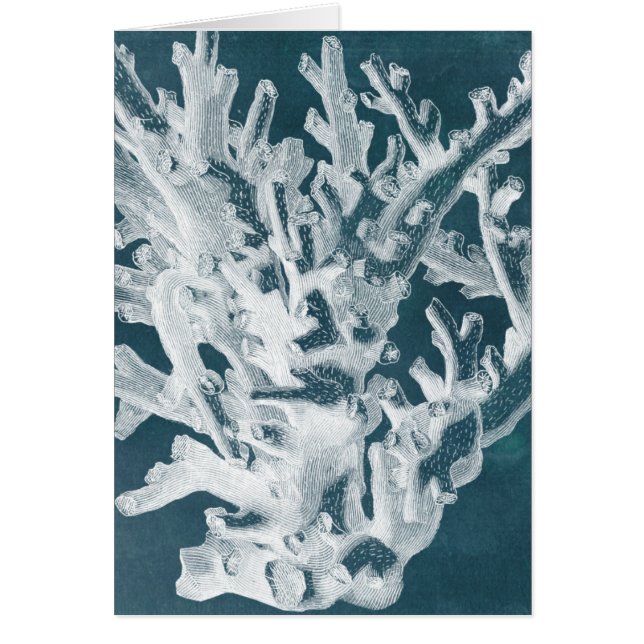 Azure Coral I Hälsningskort (Framsidan)