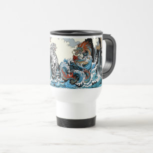 Azure Dragon and White Tiger. Illustration Resemugg