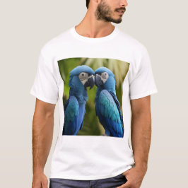 Azure Flight: Blue Macaw T Shirt