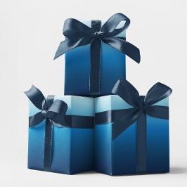 Azure Himlar till Ocean Blue Ombre Presentpapper