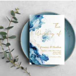 AZURE Marble Dreams Gala Inbjudningar