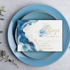 AZURE Marble Dreams Gala RSVP-kort OSA Kort
