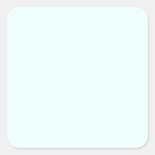 Azure Mist Blek Blue F0FFFF - alternativ för att l Fyrkantigt Klistermärke