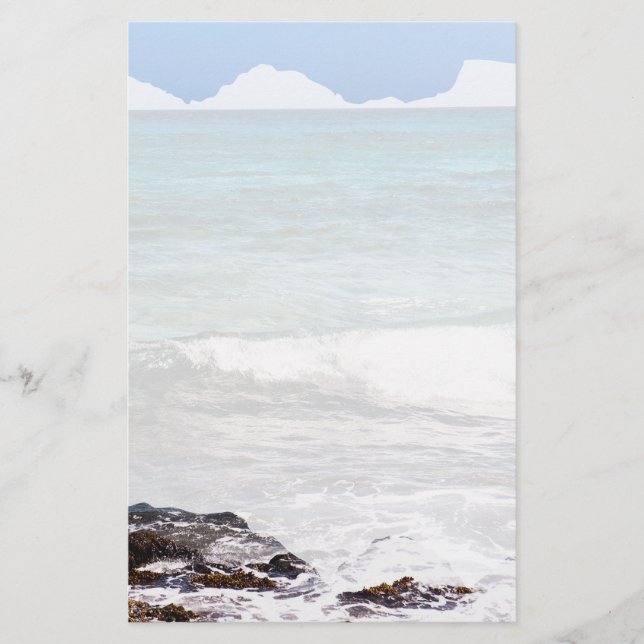 Azure Ocean Brevpapper (Framsida)