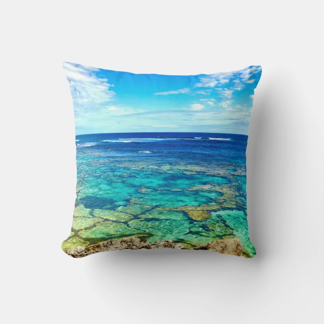 Azure Ocean Reef Kudde (Framsida)