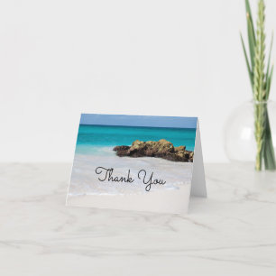 Azure Ocean Sandy Beach Photo Tack Kort