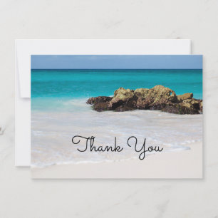 Azure Ocean Sandy Beach Photo Tack Kort