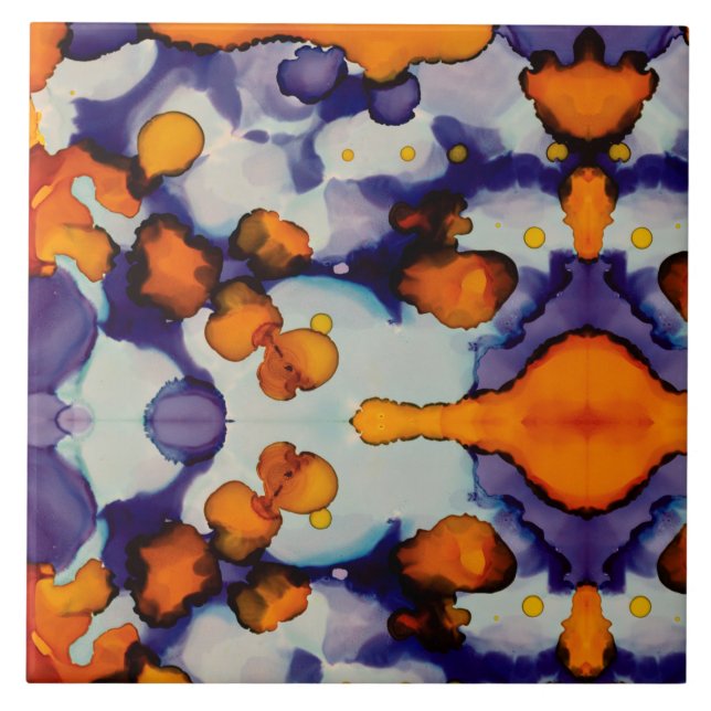 Azure Pumpkin Kakelplatta (Framsidan)