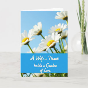 Azure Sky Daisies Mor Kort