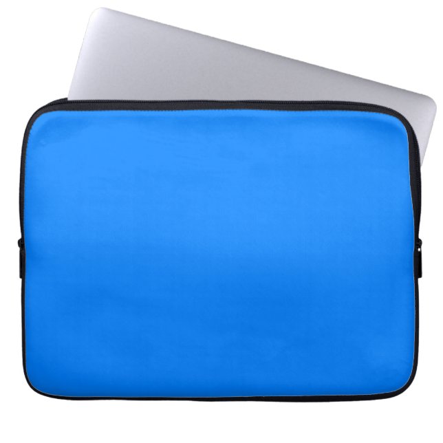 Azure (solid färg) laptop fodral (Framsidan)