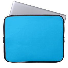 Azure Solid Färg laptop sleeve