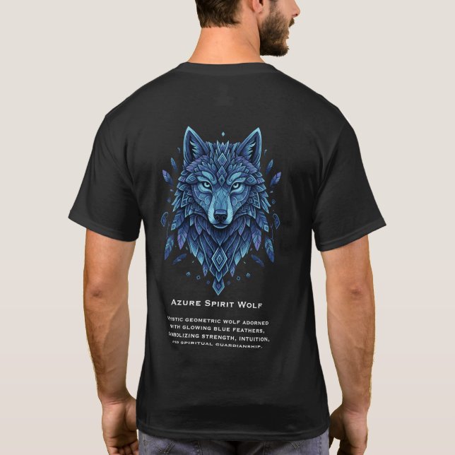 Azure Spirit Varg T Shirt (Baksida)