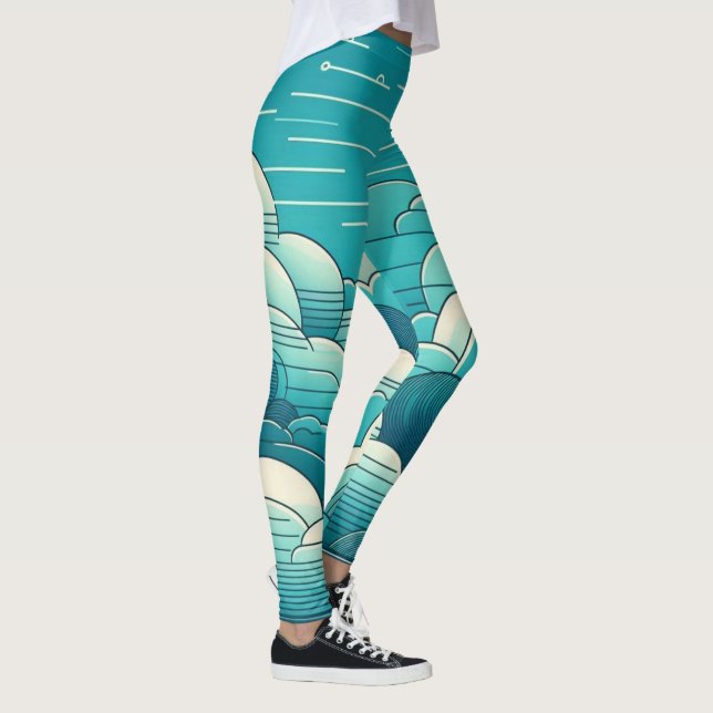 Azure Stratum Leggings (Höger)