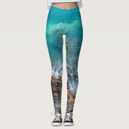 Azure vågar leggings