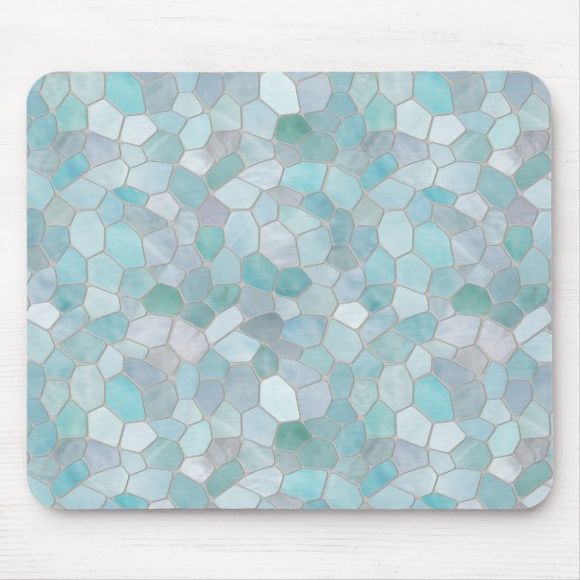 Azure Verdigris Mosaic Musmatta (Framsidan)