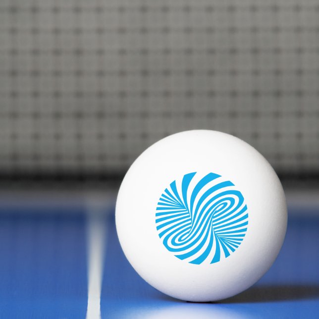 Azure Virvel Pingis Sidboll Pingisboll (Netto)