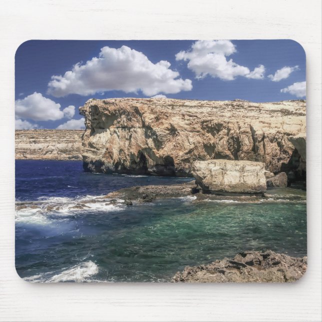 Azure Window Attraktion i Gozo Island Musmatta (Framsidan)