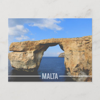 Azure Window Gozo, Malta Vykort