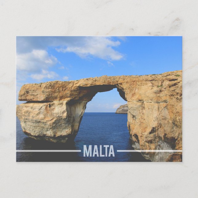 Azure Window Gozo, Malta Vykort (Framsida)