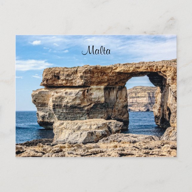 Azure Window i Malta Vykort (Framsida)
