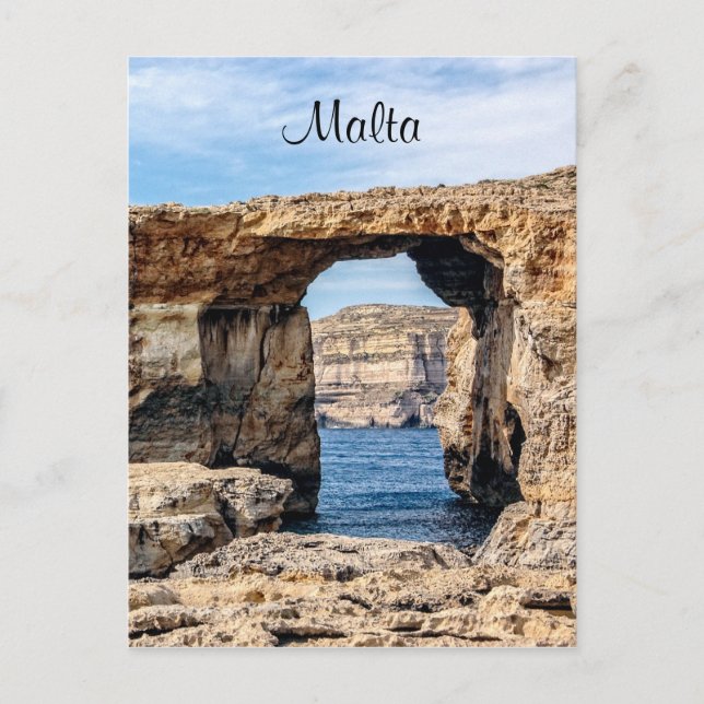 Azure Window i Malta Vykort (Framsida)