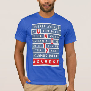 AZURESISK ENHET I vår CommUnITY-tröja T Shirt