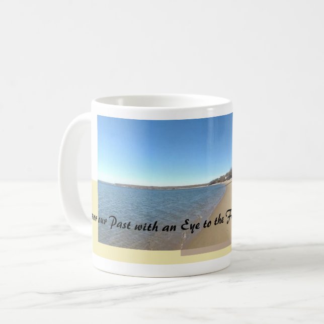 AZURESISK VISIONERAD Kaffe Mugg (Framsida vänster)