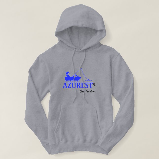 AZUREST LOGOTYP manar hoodie (Design framsida)