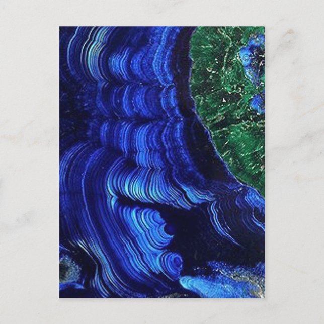 Azurit och Malakit Vykort (Framsida)