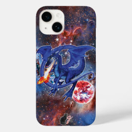 Azurite Cosmic Dragon Fodral-Mate iphone case